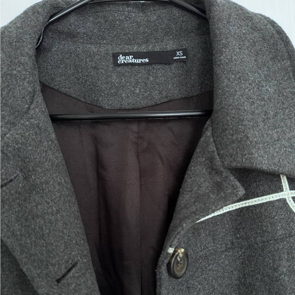 Dear Creatures Moby Grey Coat - Picture 4 of 7